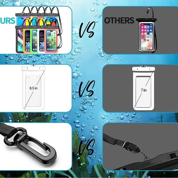Waterproof Phone 1 Pouch Waterproof Case Dry Bag pick your color list below. - Picture 3 of 7
